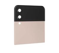 Vitre Arrière Supérieure pour Samsung Galaxy Z Flip 4 avec Écran Externe Rose champagne