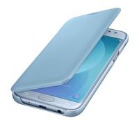 Samsung Wallet Cover Galaxy J7 2017 Etui Original Housse Portefeuille Bleu