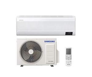 Samsung WindFree Elite, climatiseur monosplit dans pompe à chaleur, 12000 BTU, SmartThings et intelligence artificielle, WiFi, GAS R32, AR12TXCAAWKNEU+AR12TXCAAWKXEU, [Efficacité énergétique