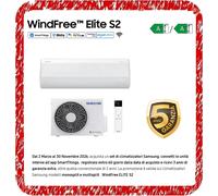 SAMSUNG WINDFREE ELITE S2 CLIMATISEUR 12000 BTU WIFI 21 MILLE MICROPORES