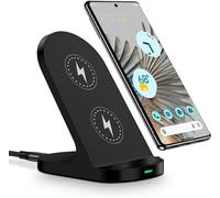 Samsung Wireless Induction Charger for Samsung Galaxy S25 Ultra/S24 FE/S23/S22/S21/Z Flip 6, 15W Fast Charging Station Wireless Charger for Google Pixel 9/9 Pro/8/7, iPhone 16/15/14/13