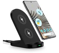 Samsung Wireless Induction Charger for Samsung Galaxy S25 Ultra/S24 FE/S23/S22/S21/Z Flip 6, 15W Fast Charging Station Wireless Charger for Google Pixel 9/9 Pro/8/7, iPhone 16/15/14/13
