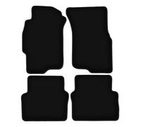 Samt-Bezüge BASIC schwarz für Rover 400/45 Limousine (1998-2005)