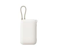 SAMTN Étui Batterie Externe pour Xiaomi 10 000 mAh P15ZM avec câble intégré, étui en Silicone Antichoc, Housse de Protection de Voyage (Transparent)