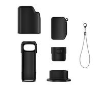 SAMTN Étui de Protection pour Insta 360 Luna Ultra, Coque en Silicone avec Cache-Objectif et Protection d'écran, Socle pour Appareil Photo