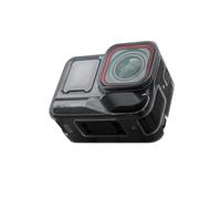 SAMTN Etui de Protection pour Insta360 Ace Pro 2 Action, étui TPU Transparent avec Cache Objectif (Transparent Noir)