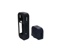 SAMTN Étui de Protection pour Insta360 X4 Air, étui en Silicone avec Protecteur d'objectif (Noir)