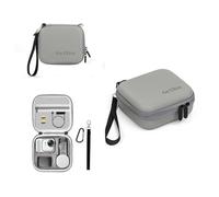 SAMTN Étui de Transport Rigide pour Insta360 Go Ultra, étui de Protection Portable avec dragonne, boîte de Rangement, Sac à Main, Pochette de Voyage, Organisateur