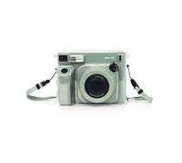 SAMTN Etui pour Appareil Photo en Cristal avec bandoulière réglable pour Instax Wide 400, Etui de Transport Transparent à Coque Dure, étui Transparent