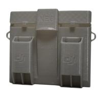 SAMTN Storage Box Case for DJI Neo, 3D Printed Case with Flip Cover, Hard Case, Protective Carrying Case (Gris étoilé)