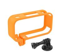 SAMTN Support de Fixation boîtier pour Insta360 X6, Cage de Protection pour boîtier，Orange Horizontal