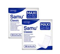 Samu® Classic maxi Matelas de maternité 11 x 35 cm Sachet(S) 2x56 pc(s)