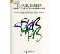 SAMUEL BARBER MUSIC FOR VIOLIN AND PIANO + MP3 - VIOLIN