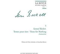 Samuel Beckett, Textes pour rien / Texts for Nothing Llewellyn Brown (Direction), Patrick Marot (Direction), Philippe Antoine (Direction), Christian Chelebourg (Direction), Julien Roumette (Direction)
