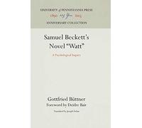 Samuel Beckett's Novel "Watt"