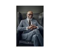 Samuel L. Jackson Poster imperméable à l'eau pour la maison, résistant à l'humidité, facile à installer et résistant à la décoloration, style sans cadre, 30 x 45 cm