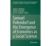 Samuel Pufendorf And The Emergence Of Economics As A Social Science