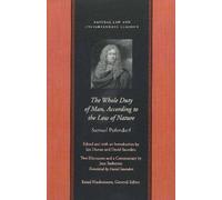 Samuel von Pufendorf Whole Duty of Man According to the Law of Nature (Poche)