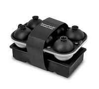 Samuelworld Lot de 2 bacs à glaçons de qualité supérieure, grande machine à glaçons et bacs à glaçons géants, de qualité alimentaire, facile à utiliser, entonnoirs intégrés sans déversement, whisky,