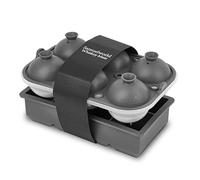 Samuelworld Lot de 2 bacs à glaçons de qualité supérieure, grande machine à glaçons et bacs à glaçons géants, de qualité alimentaire, durable, flexible, facile à utiliser, entonnoirs intégrés sans