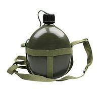 Samuliy Bouteille Militaire en Aluminium Pratique de Grande capacité - Bouteille de, Bouteille d'eau, Gourde, gobelet, Bouteille d'eau de Survie, Bouilloire de Cantine pour Le Camping en Plein