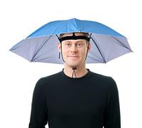 Samuliy Chapeaux Parapluie - Chapeau Parapluie de pêche avec Chapeau Parapluie de pêche Pliable et étanche - Élastique Compact - Protection Contre Les UV et la Pluie - pour la pêche, Le f, Le