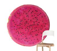 Samuliy Coussin de siège Mignon, Oreiller de Fruits | Oreillers Ronds en Peluche,Jouet de Chaise pastèque Kiwi Citron Orange, Coussin de siège pour la Maison, Salle de Classe, canapé, Sol