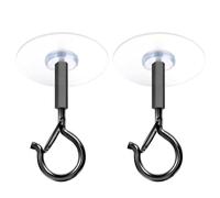 Samuliy Crochet de plafond sans perçage, crochets à œillets - Cintre de plafond collant autocollant,Grands crochets muraux porteu pour ballons, petites lumières, carillons éoliens, bandes LED