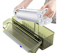 Samuliy Distributeur de Film Alimentaire avec Cutter Coulissant | Distributeur de Film Alimentaire pour Film étirable - Distributeur de Film Alimentaire