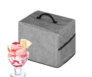 Samuliy Housse de protection imperméable pour machine à glace portable avec poche de rangement