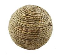 Samuliy Jouets en Gazon Naturel | Jouet Lapin - Balle pour Lapin Balle De Paille D'her Be Naturelle Boule De Graisse Jouet pour Lapin Nain Jouet Lapin À Ronger