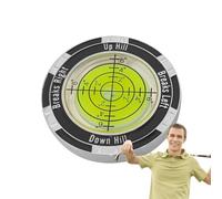 Samuliy Lecteur vert de putt de golf - Marqueurs de balle de golf double face pour putter vert - Niveau de marqueur de balle de golf, aide à la lecture verte Accessoires de golf pour homme et femme