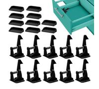 Samuliy Loquets de sécurité pour armoires,loquets d'armoire à l'épreuve des bébés | Serrure de tiroirs de sécurité pour bébé 10 pièces - Serrures pour à bouton de porte à levier, loquets sécurisés