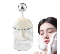 Samuliy Machine à fouet à guimauve, pratique pour soins de la peau du visage, mousse riche, brosse de massage douce en silicone profond, outil de nettoyage du visage pour lavage du visage et soins de