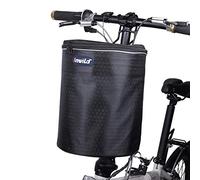 Samuliy Panier Vélo Pliant Étanche, Sac De Guidon De Vélo, Polyvalent Organisateur De Transport AV Ant De Scooter Réfléchissant, Panier De Rangement Pliable, Les Scooters, Les Draisiennes