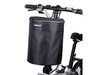 Samuliy Panier Vélo Pliant Étanche, Sac De Guidon De Vélo, Polyvalent Organisateur De Transport AV Ant De Scooter Réfléchissant, Panier De Rangement Pliable, Les Scooters, Les Draisiennes