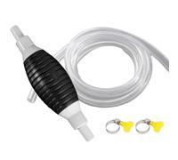 Samuliy Pompe à siphon manuelle pour huile | Pompe de manuelle portable, pompe à tuyau avec tuyaux hauts pour tondeuse à gazon, coupe-irrigation, taille-haie