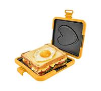 Samuliy Presse-sandwich,Poêle Légère pour Four - Cuiseur à bacon compatible avec four à micro-ondes | Pour les femmes, hommes, adolescents, adultes, au bureau, au restaurant, en voyage, à la maison,