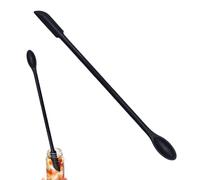 Samuliy Spatule à double extrémité en silicone - Spatule multifonction pour tampon de cire - Ustensiles de cuisine - Fournitures cosmétiques pour maquillage, pain, tampon de cire, soins de la peau,