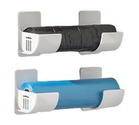 Samuliy Support Mural pour Sac Poubelle | sans Perforation sur l'armoire | Porte-Rouleau de Sac en polypropylène recyclé réutilisable pour Sacs d'épicerie en polypropylène recyclé