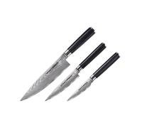 Samura DAMASKUS set de 3 couteaux - noir