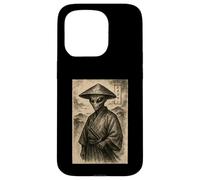 Samurai Alien Edo Peinture Japonaise Ukiyo-e Ronin Coque pour iPhone 15 Pro