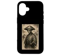 Samurai Alien Edo Peinture Japonaise Ukiyo-e Ronin Coque pour iPhone 16