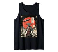 Samurai Alien Japon Vintage UFO Warrior Ukiyo-e Art Débardeur