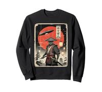 Samurai Alien Japon Vintage UFO Warrior Ukiyo-e Art Sweatshirt