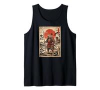 Samurai Bearded Dragons Japanese Vintage Gifts Graphic Art Débardeur