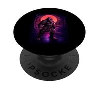 Samurai Bigfoot - Cryptids Yeti Sasquatch PopSockets PopGrip Adhésif