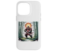 Samurai Bigfoot Japonais Ukiyo-e Art Sasquatch Samurai Anime Coque pour iPhone 14 Pro Max