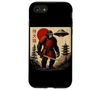 Samurai Bigfoot UFO Japonais Vintage Ukiyo-e Art Woodblock Coque pour iPhone SE (2020) / 7/8