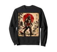 Samurai Bigfoot Warrior Art Japonais Anime Bigfoot Samourai Sweatshirt